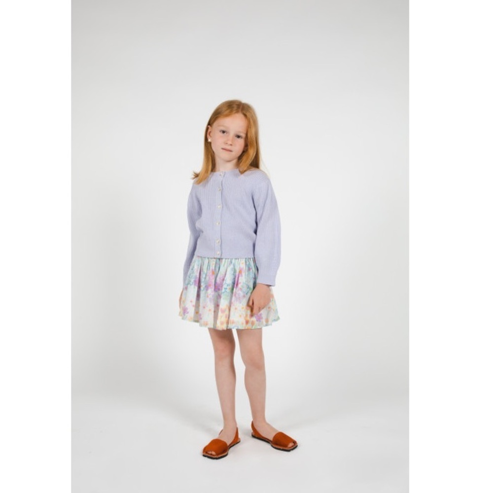 Morley Multicolor Girls Floral Skirt sz 8 - Picture 2 of 11
